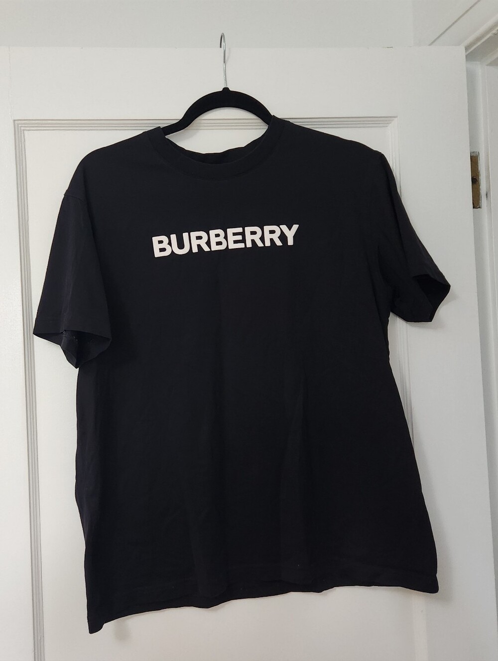 Mens Burberry Size XS Black Logo T Shirt